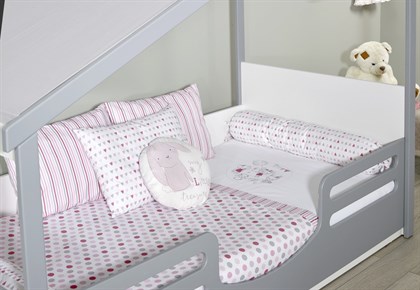 Colors Pembe Montessori Uyku Seti Yatak Örtüsü - 100x200 cm