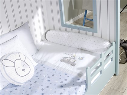 Colors Mavi Montessori Uyku Seti Yatak Örtüsü - 100x200 cm