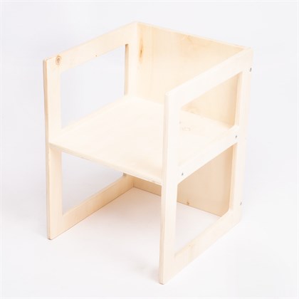 Meltem Smart Wood Montessori Çocuk Odası Küp Sandalye